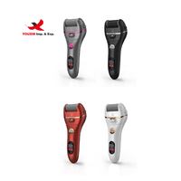 FENGFLY YJD-516S Ponceuse électrique pour pieds à long manche, portable, rechargeable, éliminateur de peaux mortes, écran LED, professionnelle, en ABS