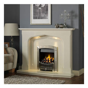 现代法国设计壁炉环绕石灰石壁炉架大理石插入遥控室内装饰使用查尔斯顿别墅 - Product Image 6