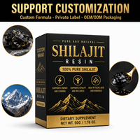 Résine de Shilajit Premium Qualité Or Source Himalayenne Haute Puissance Acide Fulvique Soutien Bien-être Fournisseur OEM Direct Usine