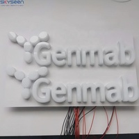 Enseignes lumineuses LED personnalisées en acrylique 3D, étanches, pour devanture de magasin, signalétique publicitaire décorative