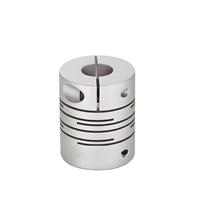 Accouplement de fil flexible en alliage d'aluminium de qualité supérieure, accouplement de fil parallèle, OD63 L90 Alésage 10-30 mm