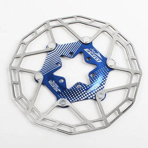 Cakram rem sepeda Mtb, Rotor rem cakram hidrolik mengambang ultra ringan 160mm 6 lubang untuk <span class=keywords><strong>Shimano</strong></span> - Product Image 3