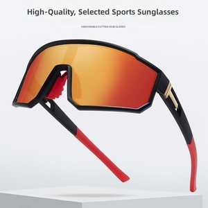Occhiali da Ciclismo Polarizzati con Montatura Grande per Uomo e Donna, Occhiali da <span class=keywords><strong>Sole</strong></span> Antivento per Sport all'Aperto, Corsa, Alpinismo, Sci, Protezione UV - Product Image 2