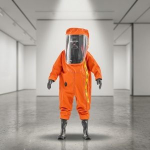 Traje <span class=keywords><strong>de</strong></span> Protección Química Sellado <span class=keywords><strong>a</strong></span> Precio <span class=keywords><strong>de</strong></span> Fábrica en China para Operaciones con Gases Tóxicos y Salpicaduras <span class=keywords><strong>de</strong></span> Líquidos - Product Image 1