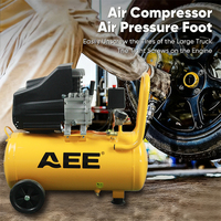 Compresor de Aire Portátil de Alta Presión de 50 Litros para la Industria General, Accionamiento Directo por Corriente Continua, con Motor de 2.5 HP
