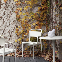 Table Basse d'Extérieur au Design Moderne, Prix Usine Foshan, Cadre Métallique Durable, Mobilier de Bistro pour Patio