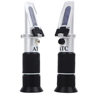 Refractómetro portátil Xiuyuan 0-50 Brix, medidor de azúcar para pruebas de concentración de miel y fluidos - Product Image 3