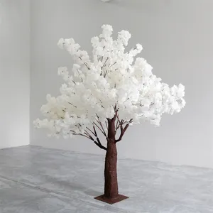 FZS230905-1 düğün masa Centerpiece dekorasyon 1.7M yapay ağaç beyaz yapay kiraz çiçeği ağacı düğün bölüm