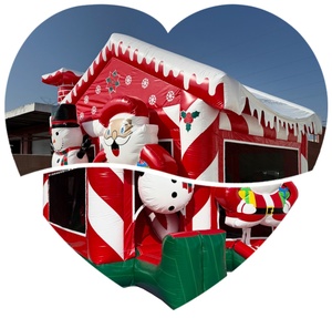 Castillo Inflable Temático de Navidad Marca Super Castle, Material de PVC, Fácil de Instalar, para Fiestas Infantiles, <span class=keywords><strong>Alquiler</strong></span> de Castillo Inflable - Product Image 5