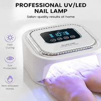 Lampe de séchage professionnelle pour manucure SUN 19F, lampe UV LED pour ongles avec double source lumineuse, sécheuse de vernis gel pour usage domestique