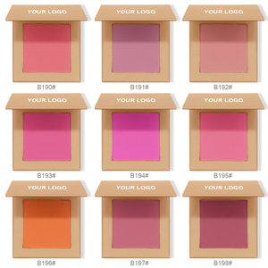 Private Label bianco compatto liscio naturale 12 colori Vegan Cruelty Free trucco luccicante trucco Make <span class=keywords><strong>up</strong></span> Blush in polvere - Product Image 2
