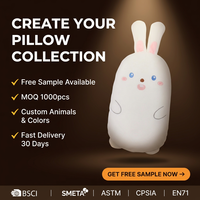 Coussin en peluche personnalisé en forme d'animal, oreiller en peluche mignon ours renard lapin, poupée douce, cadeau pour enfants, décoration intérieure