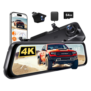 Wolfbox G850Pro Distributor Mirror <b>Reversing</b> 12" Touch Screen 4K Support GPS Full Hd <b>Car</b> Black Box Dash Cam - Product Image 1
