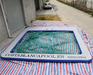 Meilleur filet de profondeur de 6,5 pieds Piscine gonflable à méduses 5x5 mètres Piscine à mailles flottantes pour adultes JUMPFUN - Product Image 3