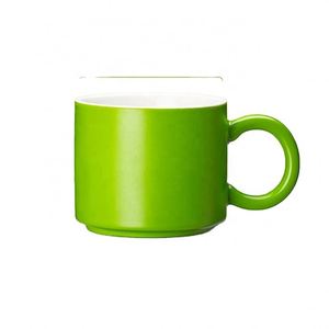 แก้วเซรามิกหลากสี แก้วมัคแบบ OEM สำหรับนม กาแฟ ใช้ได้ทั้งน้ำร้อนและน้ำเย็น - Product Image 1