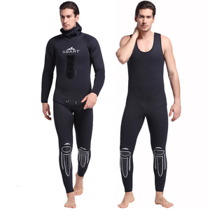Haute qualité néoprène deux pièces <span class=keywords><strong>Surf</strong></span> 3mm 5mm 7mm Zipperless chasse sous-marine <span class=keywords><strong>combinaison</strong></span> de plongée avec capuche - Product Image 2
