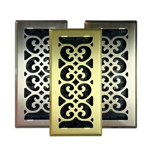 Lakeso Hot Sale 4*12 Inch Decorative Air Grille Ventilation Aluminum Floor Air Vent