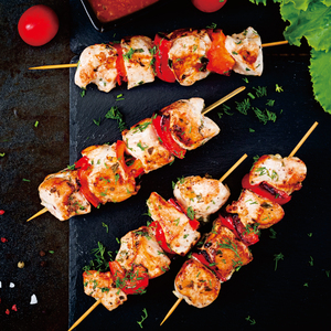 Brochetas Desechables <span class=keywords><strong>de</strong></span> Bambú en Espiral para Barbacoa, 30 cm, Resistentes al Calor y Antiadherentes para Cocinar al Aire Libre - Product Image 4