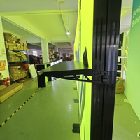 TIANLANG Barbers Backwall Booth Light Box SEG Fabric Culture Retro Culture Reusable Trade Show Display Identity Wall Solution