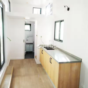 Casa <span class=keywords><strong>Mobile</strong></span> Prefabbricata a 2 Piani per <span class=keywords><strong>Campeggio</strong></span> all'Aperto, Montabile su Auto a 4 Ruote - Product Image 4