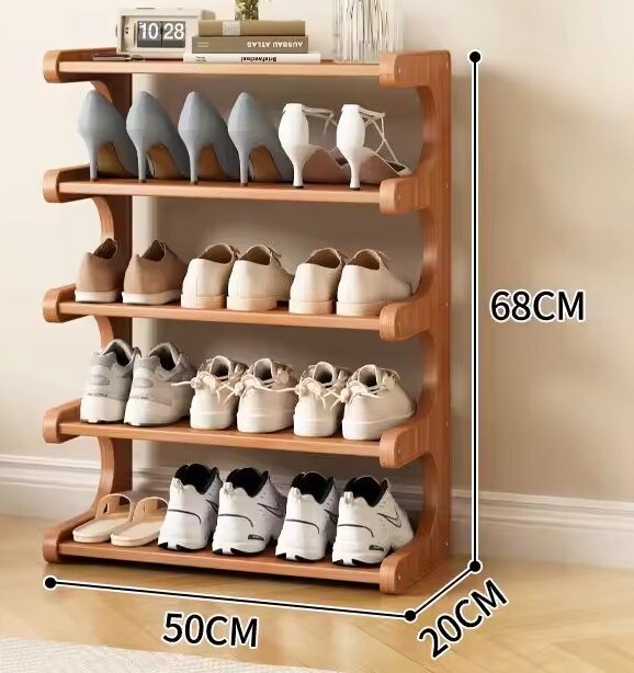5 niveles, 50 cm de largo [capacidad para 10 pares de zapatos]