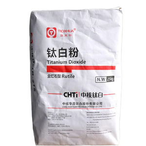 Fournisseur chinois de dioxyde de titane rutile <span class=keywords><strong>CHTI</strong></span> Tioxhua TiO2 R-215 R215, poudre blanche pour revêtements, encre et papier - Product Image 1
