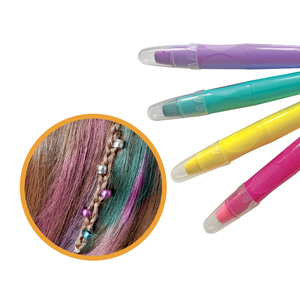Customizable Girls Diy Hair Beader Tool 4 Color <strong>Hairdressing</strong> Washable Hair Chalk <strong>Toys</strong> <strong>Set</strong> - Product Image 5