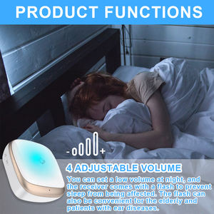 กริ่งประตูไร้สาย Daytech DB24 - ไม่ต้องใช้แบตเตอรี่ กันน้ำระดับ IP44 เสียงดัง 110 เดซิเบล ระยะ 300 เมตร เหมาะสำหรับอพาร์ทเมนต์หลายห้อง ผู้สูงอายุ ใช้ในกรณีฉุกเฉิน ภายนอกอาคาร - Product Image 3