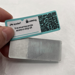 Nfc Chip Patch Woven Labels for Clothing - Product Image 1