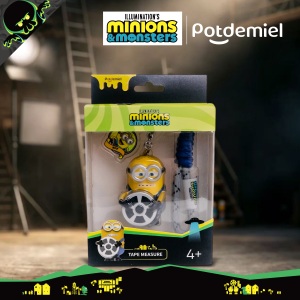 Porte-clés Ruban à Mesurer Rétractable Officiel Minions Monsters Henry, Charm de Sac Rétro - Product Image 2
