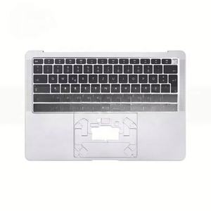 Coque supérieure avec clavier allemand pour Macbook Air 13" Retina A2179, repose-poignets, clavier, gris argenté, or, 2020 - Product Image 1