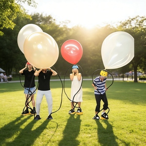 Vente flash : Jeux <span class=keywords><strong>de</strong></span> ballons gonflables à éclater, compétition <span class=keywords><strong>de</strong></span> ballons à éclater au pied pour enfants, jeux <span class=keywords><strong>de</strong></span> carnaval en plein air - Product Image 1