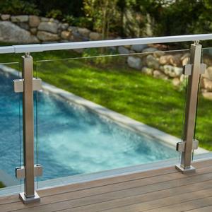 Support mural haut de gamme pour balcon extérieur, balustrade en verre trempé de 12mm pour l'amérique - Product Image 3