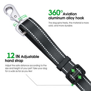 Freihändige Geflochtene Hundeleine mit Rutschfester Funktion Weiche & Personalisierbare Verstellbare Nylon-Leine für Spaziergänge mit Kleinen bis Mittelgroßen Hunden - Product Image 4