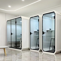 Cabine de réunion de bureau écologique insonorisée, cabine de travail insonorisée, cabine acoustique