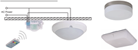 Détecteur de mouvement et de position infrarouge PDLUX PD-MV1005-B à montage en surface ou au plafond, 220 V, contrôle de la lumière, 50~60 Hz