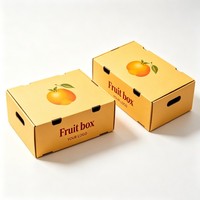 OEM Robuuste, duurzaam ontworpen, recyclebare verpakkingsschaal voor fruit en groenten (appel, watermeloen, peer, avocado) van papier.