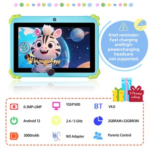 Bán Chạy Nhất <span class=keywords><strong>7</strong></span> Inch Máy Tính Bảng Cho Trẻ Em 3000MAh Pin 1024X600 Độ Phân Giải Quad Core MTK Sản Xuất Học Tập Điện Tử Máy - Product Image 6