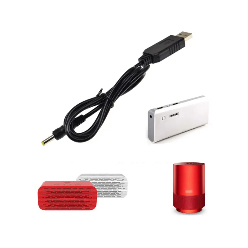 Compatible avec le câble de charge USB Tmall Genie X1 M1 Sugar, connecté au câble d'alimentation 12V pour batterie externe embarquée