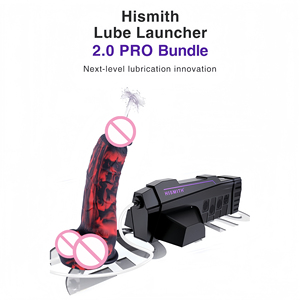 Hismith <span class=keywords><strong>Lube</strong></span> Launcher 2.0 Pro de 200 ml de Gran Capacidad con Dildo de Silicona de 8.3 Pulgadas para Inserción y Longitud Insertable de 6.35 Pulgadas con KlicLok - Product Image 1