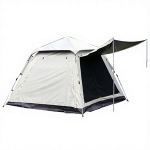 Fully Automatic Double-Layer One Bedroom 5+ Person Beach <b>Tent</b> Fiberglass >3000mm Waterproofing Four-Season Quick Camping - Product Image 2