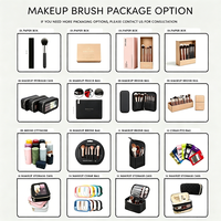 Ensemble de 12 pinceaux de maquillage professionnels en poils synthétiques avec manche en plastique rose doré, poils doux, pour fond de teint, anticernes, contour, fard à paupières