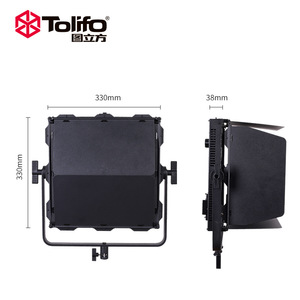 JingYing 3200k-5600k fotografía <span class=keywords><strong>bi</strong></span> color 100W cámara de vídeo DMX led tv de panel de luz con control remoto - Product Image 3
