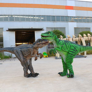 Costume de dinosaure robotique réaliste grandeur nature pour adulte, réaliste, qui marche, animatronique, location de costume de velociraptor, Zigong - Product Image 3