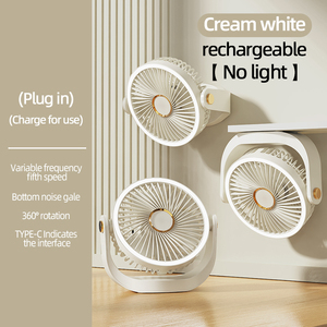 Novo Portátil USB Elétrica <span class=keywords><strong>Desk</strong></span> Lamp Cinco Vento Velocidade Dobrável Mini Ventilador para Casa Dormitório Hotel Uso Wall Hanging Teto Montado - Product Image 3