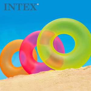 INTEX 59262 NEON don tüpler yetişkin şişme yüzme simidi yüzme daire yüzme havuzu yaşam şamandıra - Product Image 6