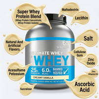 Fournisseur OEM de poudre de protéines de lactosérum, mélange WPC WPI, formule personnalisée, nutrition sportive en vrac, marque privée