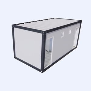 Toilettes publiques préfabriquées de 20 pieds, norme européenne, conteneur portable, toilettes démontables, emballage plat, EX Eco-Friendl - Product Image 3