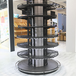 Kệ Trưng Bày Modem Và Siêu Thị Phổ Biến Tại Nhà Máy Kệ Gondola Tròn Bằng Gỗ Tự Trưng Bày Cho Cửa Hàng - Product Image 6