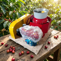 Machine à dépulper les cerises de café, équipement de traitement pour l'écorçage et la séparation des fruits de café, pour l'élimination de la pulpe et la production de grains de café frais